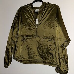 Aerie Offline Shine Windbreaker Jacket Small NWT